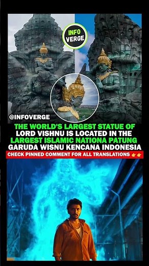 World’s Tallest Statue of Lord Vishnu Unveiled in Indonesia’s Garuda Wisnu Kencana Park