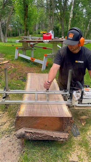 Sliced Future Stunning Coffee Tables out of this Black Walnut Log with my Granberg Alaskan Mill!