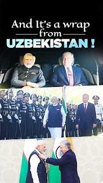 PM Modi's Historic Visit to Uzbekistan | Strengthening India-Uzbekistan ties and much more | #shorts
