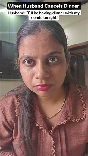 When husband cancels dinner at home #shorts #relatable #funny #couple #viral @glowwithshweta1108