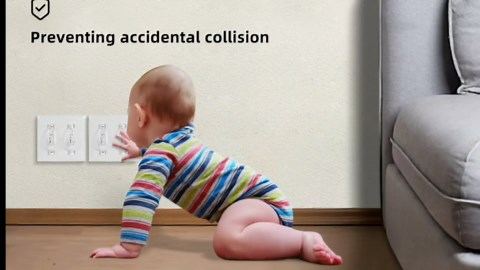 Light Swich Cover-Wall Light Switches Guard-Light Switch Guard Cover-switch covers,Childproof Light Switch Plate Protects Your Lights (Clear,8pc)