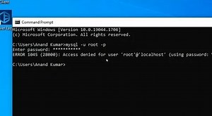 How to Fix " access denied for user 'root'@'localhost' (using password: yes) " in MySQL Window 10