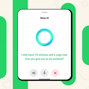 375K views · 5K reactions | sometimes talking is easier than typing, which is why you can now have convos with Meta AI on WhatsApp | WhatsApp | Facebook