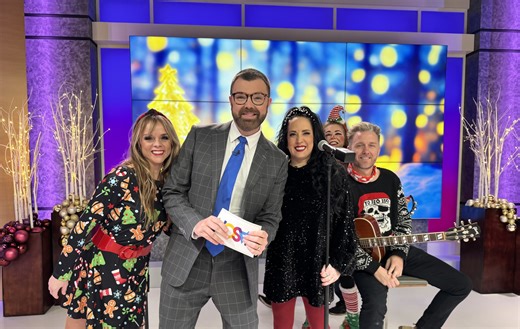 You may know her from "The Voice." Ever since season 6, Kat Perkins has been making a name for herself in the music world. She's out with a new holiday record this year and is hitting the road, even bringing her father on stage. Kat and her band also treated us to a performance of "Winter Wonderland." | The Jason Show