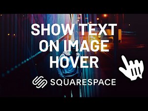 Squarespace Image Text Overlay on Hover