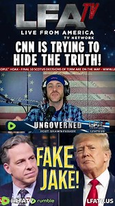 23K views · 27 reactions | CNN wants to hide the truth about FAKE Jake Tapper, which means we all must VIGOROUSLY SHARE THE TRUTH ABOUT FAKE JAKE TAPPER! #Trump #Biden #Debate #MAGA #Trump2024 #USA #AmericaFirst #UNGOVERNED #LFATV | Shawn Farash | Facebook