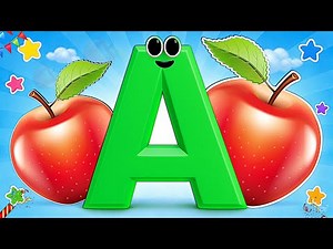 Alphabet Phonics Song | ABC Learning Video for Toddlers & Kids 🌈 !! A is For Apple 🍎 a a Apple
