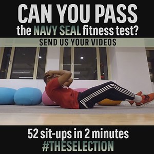 139K views · 622 reactions | Can you pass a portion of the NAVY SEAL fitness test? Complete a minimum of 52 sit-ups in 2 minutes and tag us in your videos on Facebook, Twitter and Instagram with the hashtag #TheSelection. We may feature your video. #TheSelection premieres one week from today, December 8th at 10/9c. | HISTORY | Facebook