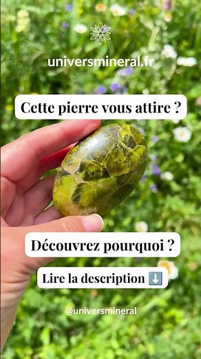 Quelles sont les vertus de l'Opale Verte