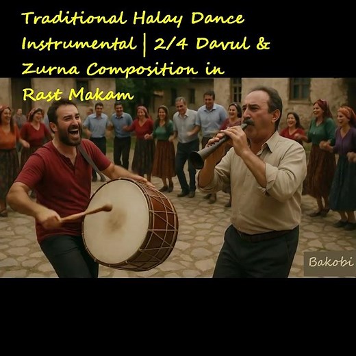 Traditional Halay Dance Instrumental | 2/4 Davul & Zurna Composition in Rast Makam