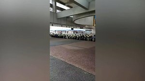 WATCH: MARTA police took a knee during an 8-minute moment of silence earlier today "to reflect on the events that are occurring nationally": https://2wsb.tv/2Ui4WDw | WSB-TV