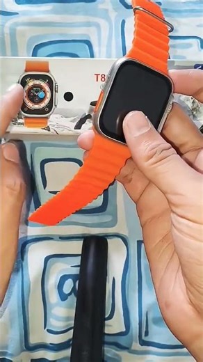 How to insert sim card in t800 ultra smartwatch #t800ultrafeatures #androidwatch