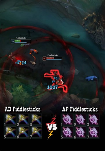 🤯 The ultimate build battle: AD Fiddlesticks vs. Full AP Burst! Wait for the ending... He got absolutely deleted! 💀 This is why you don't trust troll builds! 😂 Which build would you choose? Let me know in the comments! 👇 #fiddlesticks #leagueoflegendsguide #gametok #leagueoflegendseuw