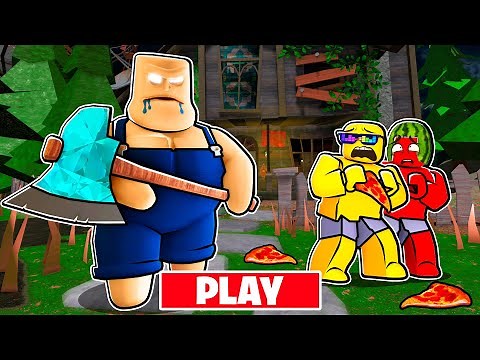 ESCAPE EVIL PIZZA MAN in Roblox