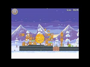 Angry Birds Seasons Wreck the Halls Golden Egg #29 Walkthrough Christmas 2012