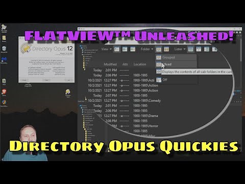 Directory Opus Quickies: FlatView(tm) - Tame That Folder Structure!