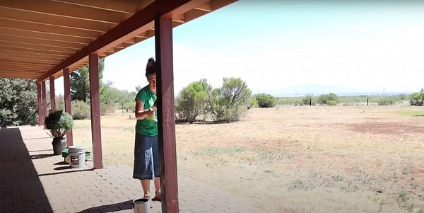 COMPLETE BACK PORCH MAKEOVER!!😍 BEFORE & AFTER PORCH MAKEOVER | DECORATE WITH ME