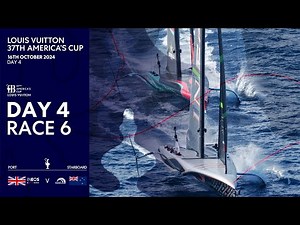 Louis Vuitton 37th America's Cup Race 6 | INEOS Britannia vs Emirates Team New Zealand | Full Replay