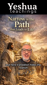 Why Jesus/Yeshua "Said the Narrow Path Is Hard"? Yeshua’s wisdom comes from the Original Bible. And here, translation hides the realism. In the Original YESHUA Testament, Yeshua says: צרה הדרך המובילה לחיים The most accurate translation is: “Narrow is the path that leads to life.” This is not threat language. It is engineering language. In Hebrew, narrow does not mean cruel. It means precise. A narrow path requires: attention discipline consistency You cannot wander on it. Yeshua contrasts this 
