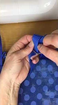 How to make an adjustable crossbody bag strap