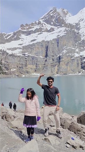 Ruby Ruby Song Moments at Oeschinen Lake 😍🏔️ Switzerland Magic