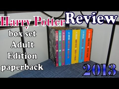 Harry Potter - Adult Edition paperback Box Set - Review - Bloomsbury 2013