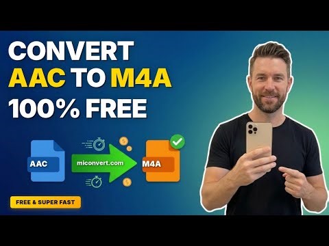 How to Change AAC to M4A — Free Online Tool Tutorial