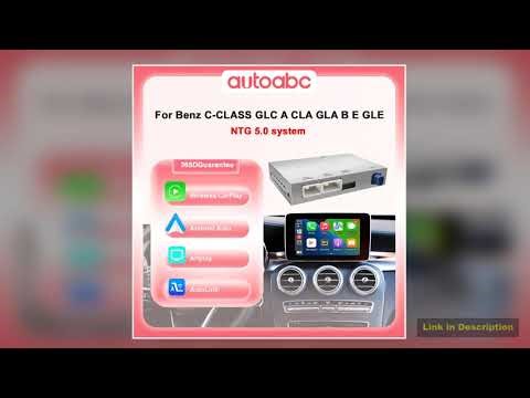 Wireless CarPlay Adapter Android Auto Module For Benz C GLC W205 A CLA GLA B E GLE CLS NTG 50 With