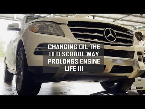2012-2015 Mercedes Benz ML350 Oil Change