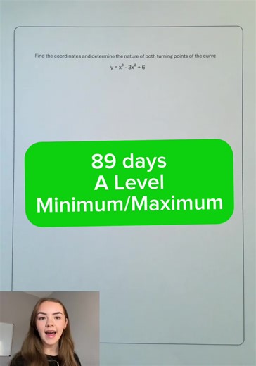 89 Days to Master Minimum and Maximum Concepts in A Level Maths