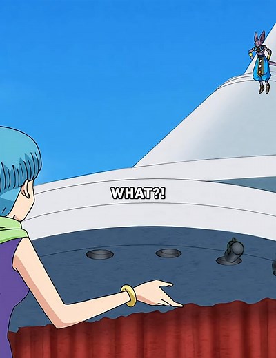 Bulma Brief convinces Lord Beerus not to bl0w up the earth 😊🙏 #love #dbz #dragonball #lordbeerus #bulma #dbsedit #frieza | Frieza