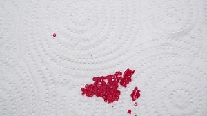Red Blood Dripping Down Absorbed Into Stock Footage Video (100% Royalty-free) 1079866619 | Shutterstock