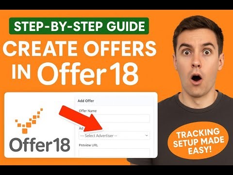 How to create a offer on offer18 Full video #tracking #offer18 #affiliatemanger