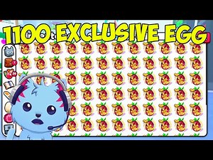 The Most Insane Exclusive Egg Opening In Pet Simulator 99 (Over 1100 Fruit Eggs) Part 1