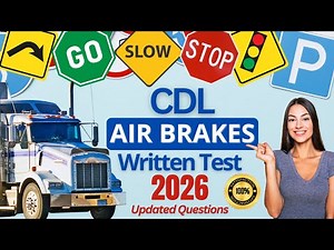 CDL Air Brakes Endorsement Test Questions And Answers 2026 Updated Edition - PASS On Your First Try!