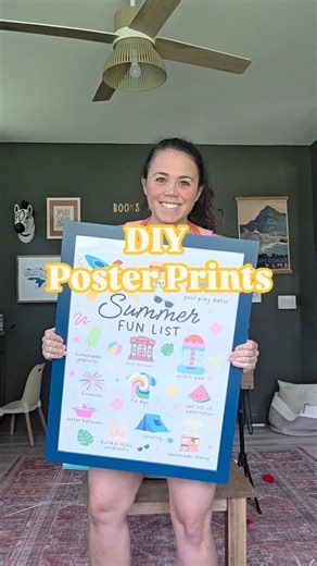 Jordan Potter on Instagram: "How to print in poster size 👇 Save as a pdf If you don't already have Adobe pdf viewer you can download for free. Open in Adobe pdf viewer Hit the print icon in the upper right corner In the middle of the pop up box will be a section: Page Size & Handling Click Poster Edit tile scale to 200% Above the print preview it should say: scale 200% pages: 6 And the overall size will be 22 × 25.5 (This is perfect for a 18× 24 Poster frame) Click print- I use cardstock for pr