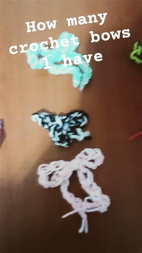 l have a lot of crochet bows