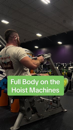 Full Body workout on thr Hoist Machines. Wanted to use these while I had the chsnce because I do t have these in my home gym. They allow for some nice contractions on some od the machines and its a fun chsnge of pace to be moving on the machine. #personaltrainer #coach #athlete #weightlifting #growth