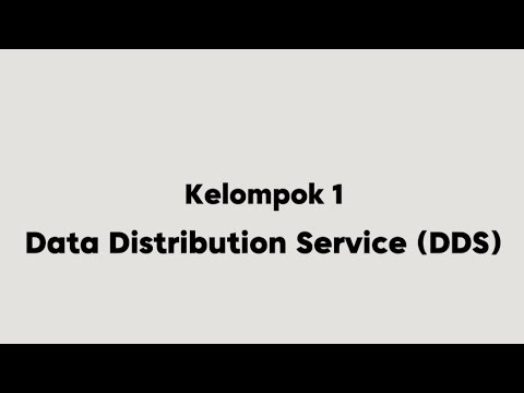 Data Distribution Service (DDS) Kelompok 1