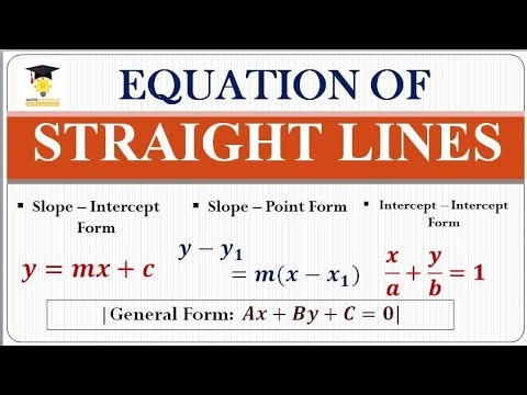 Equation of Straight Lines 2 | Problem Solving