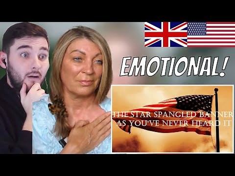 British Mum Reacts to The Star Spangled Banner As You've Never Heard It! (Emotional)