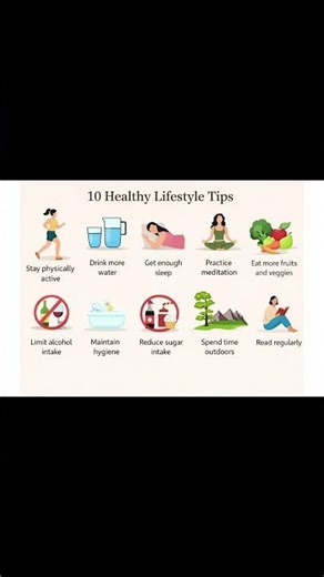 10 Healthy Lifestyle Tips | Daily Habits for a Better & Happy Life