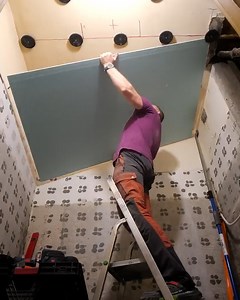 1.3M views · 2.1K reactions | Old Bathroom Renovation M System Ceiling, Screed, Wall Leveling | DIY & Crafts | Facebook