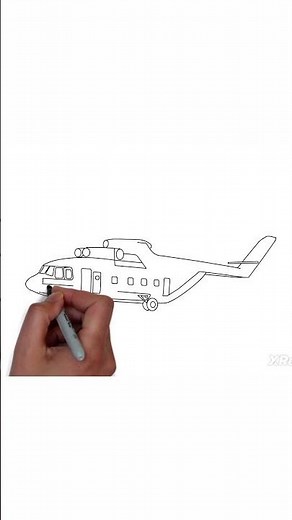How to Draw a Mil Mi-26 Helicopter | Step-by-Step Drawing Tutorial
