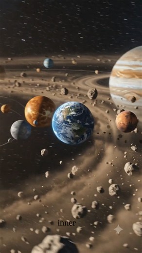 How the Solar System Formed | A Journey Through Space #science #saturn #shorts