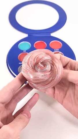 Create the Most Satisfying Eyeshadow Slime shorts ASMR slime