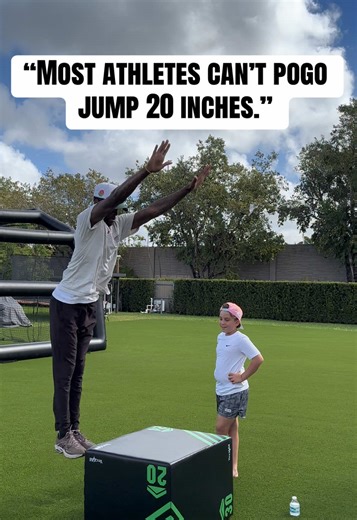 Most athletes try to run faster before they learn how to bounce off the ground. Speed isn’t just strength. It’s elasticity, stiffness, and rhythm. These pogo jumps train the body to store and release force in milliseconds — the same quality elite sprinters and explosive athletes use every step. If an athlete can’t control their ground contact, they’ll always struggle to reach their true speed. Build the bounce. Then the speed shows up. ⚡️ Most athletes can’t do this correctly. Can you?” #SpeedTr