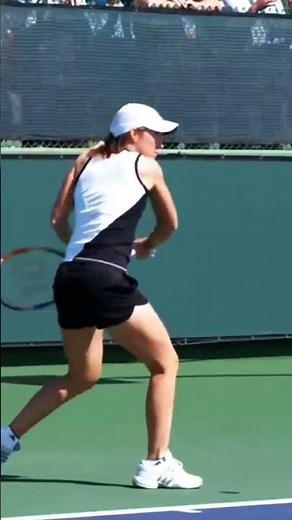 Justine Henin one-handed backhand #tennis