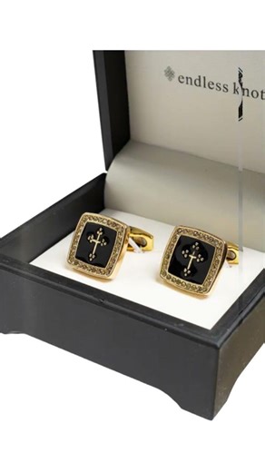 Premium Cross Cufflinks Collection by Mercy Robes