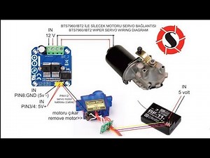 Turning Car wiper motor into servo using BTS7960 Motor drive